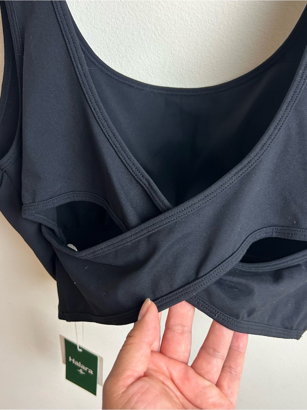 NWT Halara Crossover Tank | U-Neck Ballet Barre Top | Plus Size 1X (18W) - Picture 7 of 10